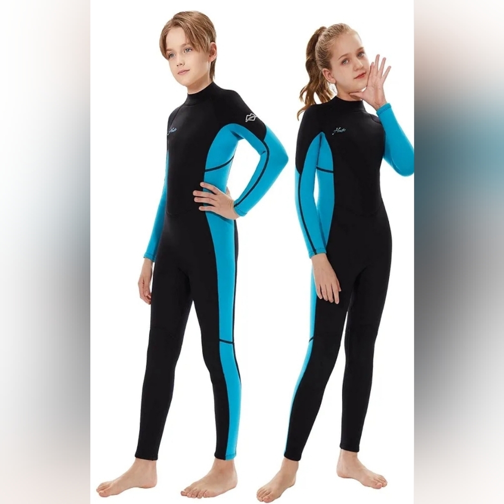 Sea Black and Blue Performance Swim Suit